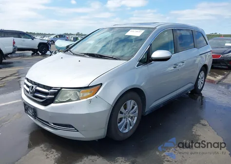 2015 Honda Odyssey Ex-L z USA, uszkodzony, nr VIN 5FNRL5H64FB014031